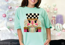 Load image into Gallery viewer, Checkered Nutcracker Faux Yarn #BS8669
