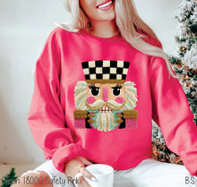 Load image into Gallery viewer, Checkered Nutcracker Faux Yarn #BS8669
