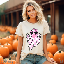 Load image into Gallery viewer, Checkered Pink Bubble Ghost #BS7302
