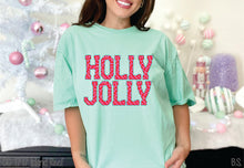 Load image into Gallery viewer, Checkered Pink Holly Jolly #BS8701
