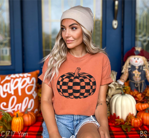 Checkered Pumpkin #BS7234