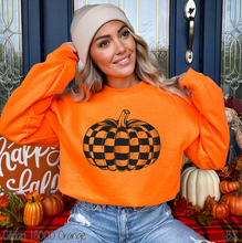 Load image into Gallery viewer, Checkered Pumpkin #BS7234
