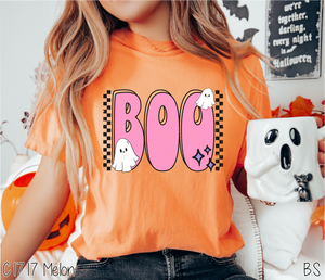 Checkered Retro Boo #BS7253