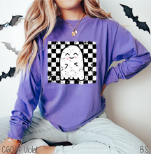 Load image into Gallery viewer, Checkered Smiling Ghost #BS7224

