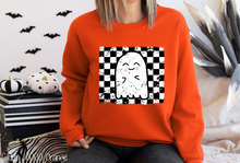 Load image into Gallery viewer, Checkered Smiling Ghost #BS7224
