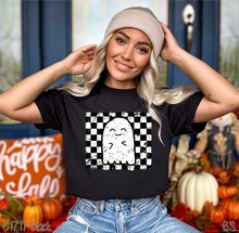 Load image into Gallery viewer, Checkered Smiling Ghost #BS7224
