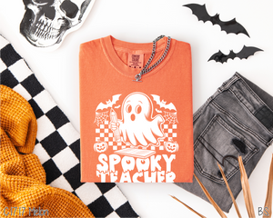 Checkered Spooky Teacher #BS8378
