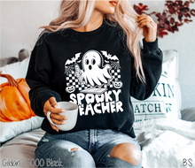 Load image into Gallery viewer, Checkered Spooky Teacher #BS8378
