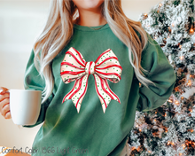 Load image into Gallery viewer, Christmas Cake Coquette Bow #BS7384
