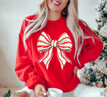 Load image into Gallery viewer, Christmas Cake Coquette Bow #BS7384
