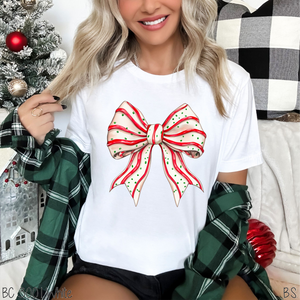 Christmas Cake Coquette Bow #BS7384