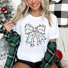 Load image into Gallery viewer, Christmas Light Coquette Bow #BS7511
