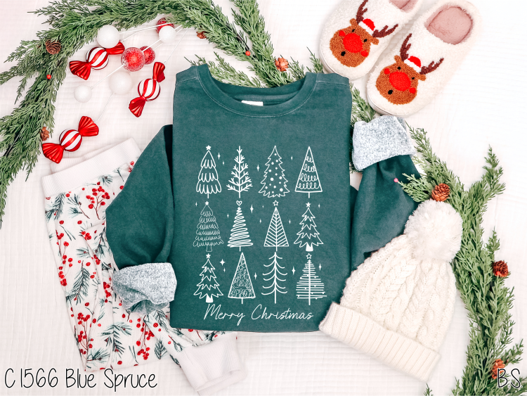Christmas Tree Collage Merry Christmas #BS8608A *10/12 PRINTS ON ORDER AND EXTRAS POSTED FOR PURCHASE BEFORE ARRIVAL