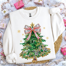 Load image into Gallery viewer, Christmas Tree Faux Crystal Mosaic #BS8640
