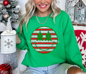Christmas Tree Faux Sparkle Smile #BS7031