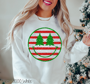 Christmas Tree Faux Sparkle Smile #BS7031