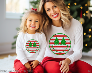 Christmas Tree Faux Sparkle Smile #BS7031