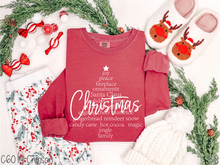 Load image into Gallery viewer, Christmas Tree Shaped Wording #BS8629
