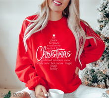 Load image into Gallery viewer, Christmas Tree Shaped Wording #BS8629
