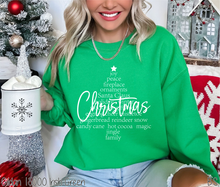 Load image into Gallery viewer, Christmas Tree Shaped Wording #BS8629
