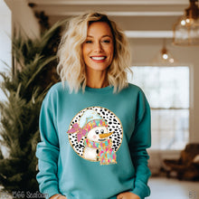 Load image into Gallery viewer, Circle Snowman Colorful Coquette #BS7555
