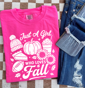 Collage Just A Girl Who Loves Fall #BS8405