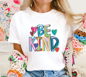 Colorful Be Kind With Hearts #BS7141