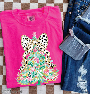 Colorful Coquette Christmas Tree #BS8562 *10/5 PRINTS ON ORDER AND EXTRAS POSTED FOR PURCHASE BEFORE ARRIVAL