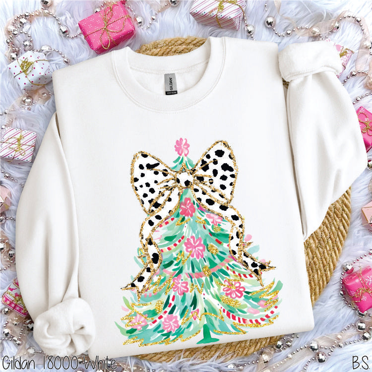 Colorful Coquette Christmas Tree #BS8562 *10/5 PRINTS ON ORDER AND EXTRAS POSTED FOR PURCHASE BEFORE ARRIVAL