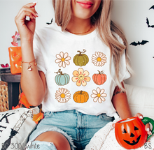 Load image into Gallery viewer, Colorful Pumpkins Flowers Collage #BS5914
