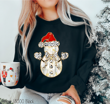 Load image into Gallery viewer, Coquette Faux Glitter Snowman #BS7609
