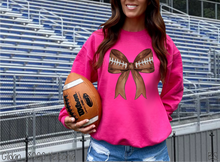 Load image into Gallery viewer, Coquette Football Bow #BS7022
