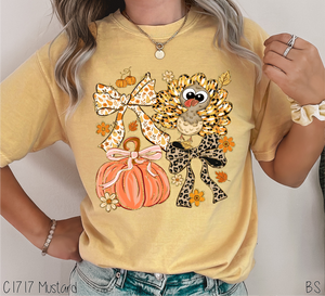 Coquette Turkey Pumpkin Collage #BS8510