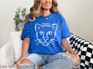 Cougars Doodle Mascot #BS8259