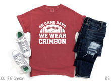 Load image into Gallery viewer, Exclusive Crimson On Game Days #BS7105
