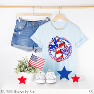 Cross God Bless America #BS5573