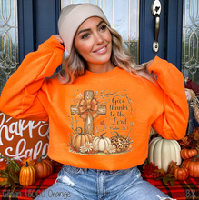 Load image into Gallery viewer, Cross Pumpkin Give Thanks Lord #BS8504
