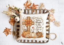 Load image into Gallery viewer, Cross Pumpkin Give Thanks Lord #BS8504
