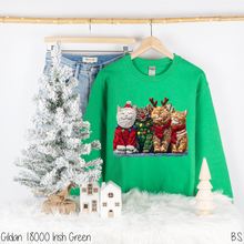 Load image into Gallery viewer, Cute Cats Christmas Faux Crochet #BS8723
