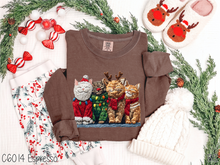Load image into Gallery viewer, Cute Cats Christmas Faux Crochet #BS8723
