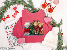 Load image into Gallery viewer, Cute Cats Christmas Faux Crochet #BS8723
