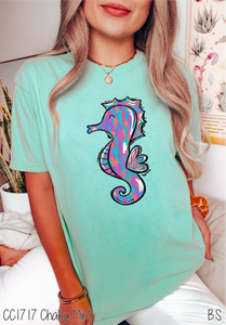 Cute Summer Seahorse Girl #BS5624