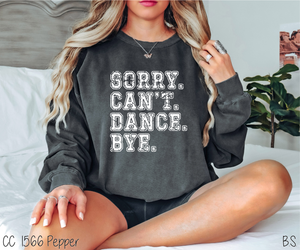 Dance Sorry Can't Bye #BS6512