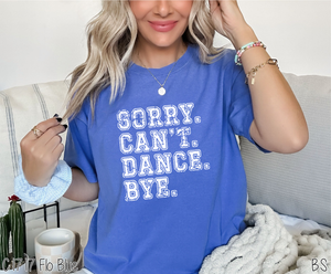 Dance Sorry Can't Bye #BS6512