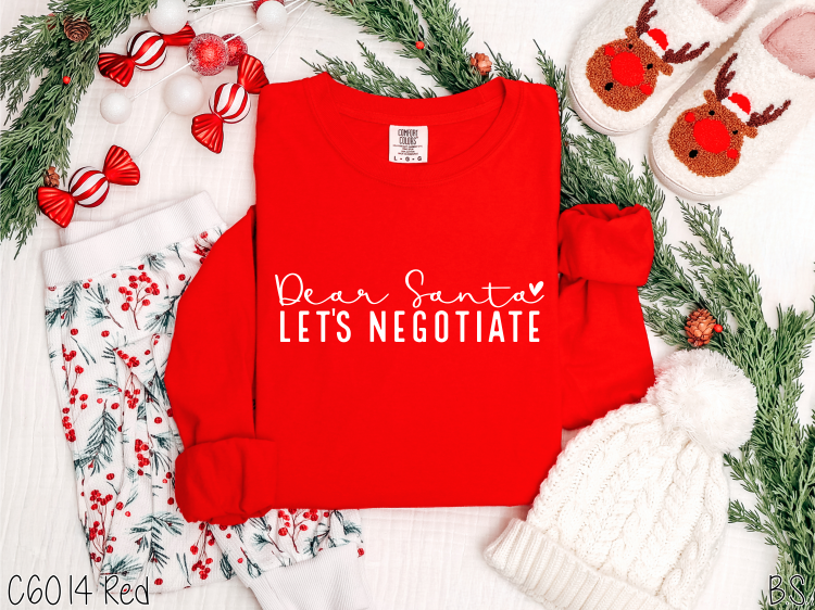 Dear Santa Let's Negotiate #BS3848