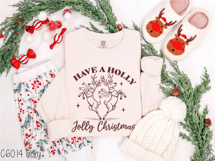 Deer Holly Jolly Christmas #BS8716