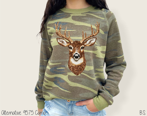 Deer Hunting Faux Rhinestone #BS8408 *8/24 PRINTS ON ORDER AND EXTRAS POSTED FOR PURCHASE BEFORE ARRIVAL