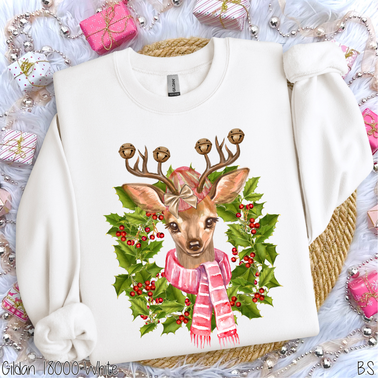 Deer Christmas Wreath #BS851