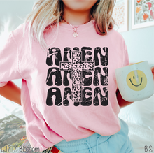 Load image into Gallery viewer, Distressed Amen Leopard Cross #BS5487
