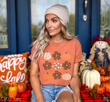 Load image into Gallery viewer, Distressed Brown Tone Pumpkin Floral Collage #BS8389 *8/17 PRINTS ON ORDER AND POSTED FOR PURCHASE BEFORE ARRIVAL

